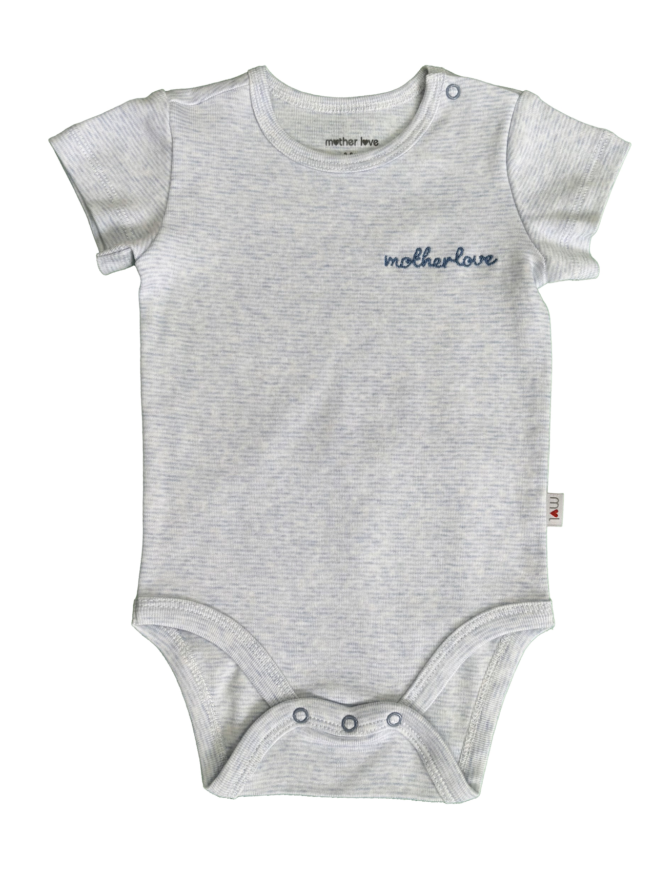 KARAN KISA KOL BODY MAVİ MELANJ