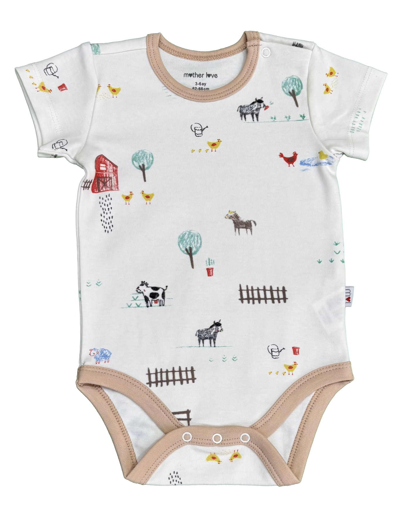 ÇİFTLİK KISA KOL BODY EMPRIME